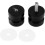 2PCS Black Back to Back Shower Door Pull Handles for Glass Bathroom Door Knobs 5