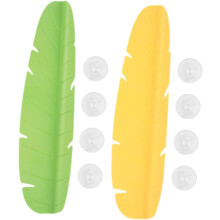 2 Stück Saugnapf-Spritzschutz für Küchenspülen