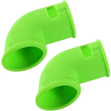 Lot de 2 soupapes de dérivation de vapeur en silicone pour autocuiseur, flexibles et portables, vertes.