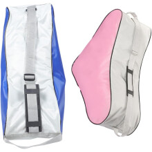 Sporttas voor schaatsaccessoires, driehoekige stoffen tas voor rolschaatsen, multifunctionele tas met ritssluiting