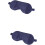 2pcs Natural Eye Sleeping Blindfold for Travel Adjustable Elastic Strap Soft Material 1