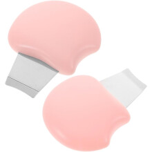 Přenosný ruční nástroj na odstraňování černých teček 2 ks mini špachtle na obličej, škrabka na póry, exfoliátor kůže