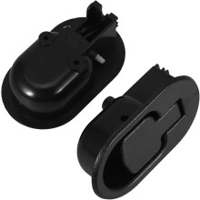 2 Stück Ersatzhebel für Relaxsessel und Sofas, schwarzes ABS-Material