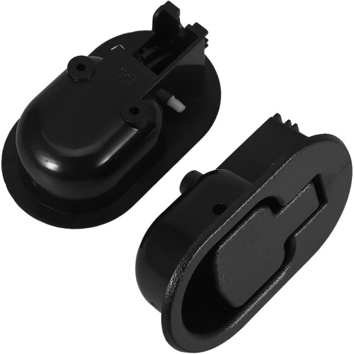 2 Stück Ersatzhebel für Relaxsessel und Sofas, schwarzes ABS-Material