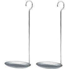 2 Stück Bratlöffel für Pfannkuchen, antihaftbeschichtet, Edelstahl, Kochutensilien, verschleißfeste Metallgriffe