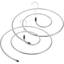 stuks spiraalvormige kledinghangers/dekenhangers van 12 mm roestvrij staal, robuust, ruimtebesparend en sneldrogend.