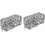 2pcs Sequin Makeup Bag Zipper Closure Portable Cosmetic Storage 1