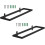 2pcs Wine Storage Holder Wine Bottle Rack Wall-Mounted Display Rack 35x20x5cm 1