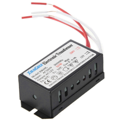 2 Pack 200-250V to 12V 50W Electronic Transformer for Halogen Light 1
