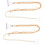 8 stuks multifunctionele glazen subflessen/parfumflesjes 1