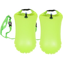 Inflatable Life-Saving Pouch Safety Floating Bag for Outdoor Swimming Drifting Storage Use Dry Secure Compartment