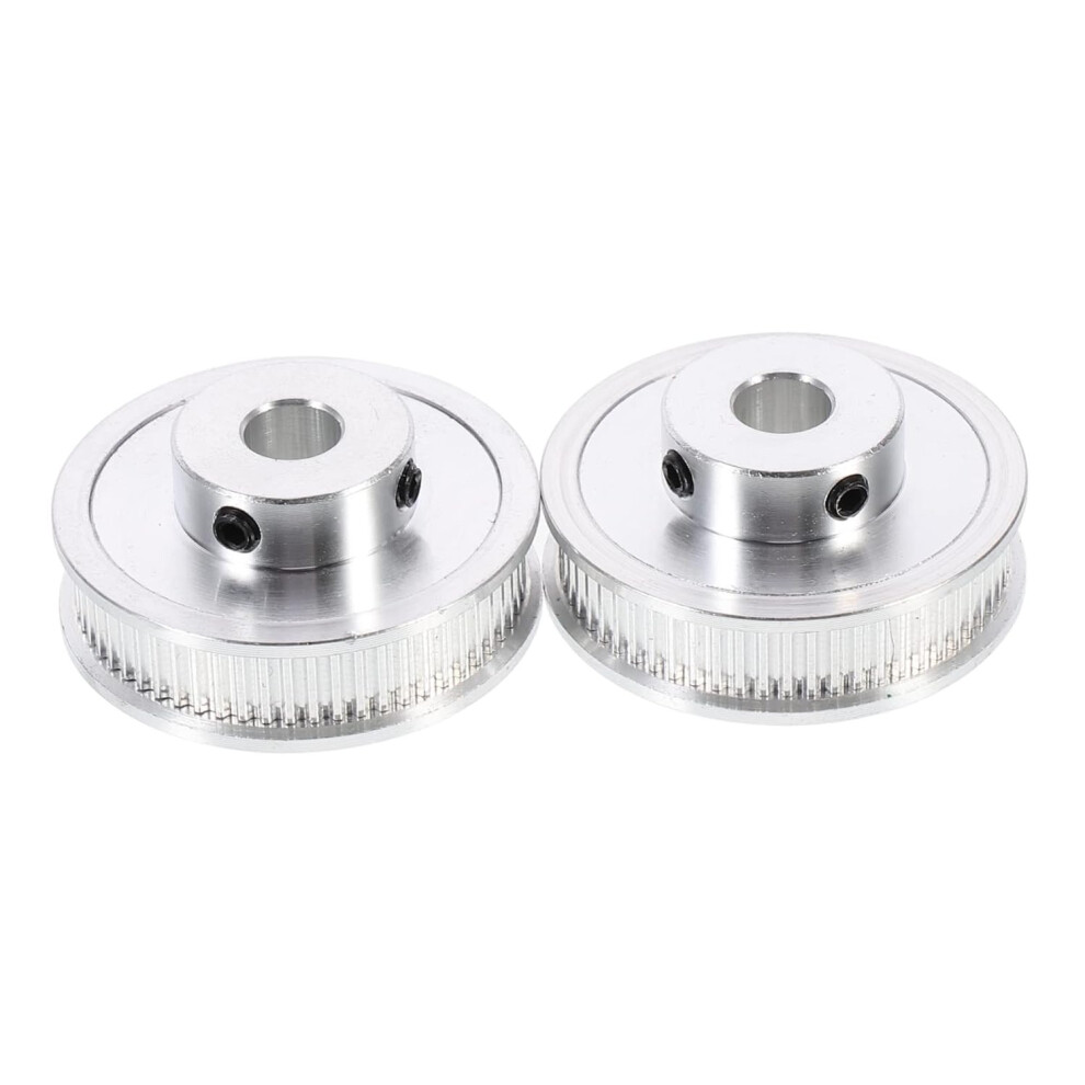 2Pcs Printer Pulley Synchronous Wheel Aluminum Timing Pulley Practical Wheel 5455468314124