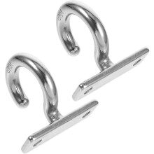 2 Stück 5 mm Deckenhaken aus Edelstahl 304 zum Aufhängen, robuste Schraubhaken