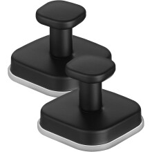 Stück Edelstahl-Saugnapfhaken, quadratische Form, starke Klebestellen aus Metall