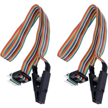 2 Stück Testbrennklemmen für USB-Programmiermodul, Inline-Brennsitzklemme für BIOS-Brennen