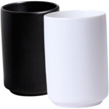 2er-Set japanische Keramik-Wasserbecher, minimalistische Teetassen für Kaffeegetränke und Zahnbürstenhalter