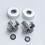 2 Pack Eccentric Screw Angled Curved Foot for Shower Head Intake Pipe Copper Angle Adjuster 2