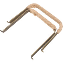 Lot de 2 poignées ergonomiques remplaçables en cuivre tressé pour théière