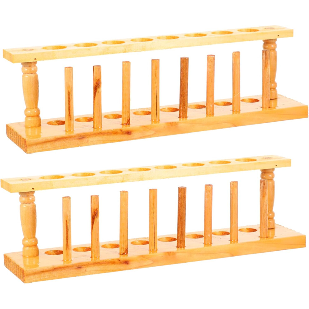 2Pcs Wooden Test Tube Rack Design For Laboratory Test Tube Stand Rack For Lab Use 5455468302398