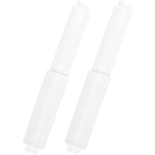 2 Stück Toilettenpapierrollenhalter aus Kunststoff mit einziehbarem Design, hochwertige Verarbeitung