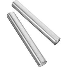 2 Stück Ersatz-Metallstangenaufsätze für Toilettenbürstenköpfe mit ergonomischem Griff