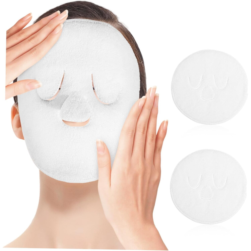 Hkhbjs Coral 2Pcs Reusable Spa Facial Hot Towel For Moisturizing Face Care Hot Compress Towel For Personal Face Beauty Routine