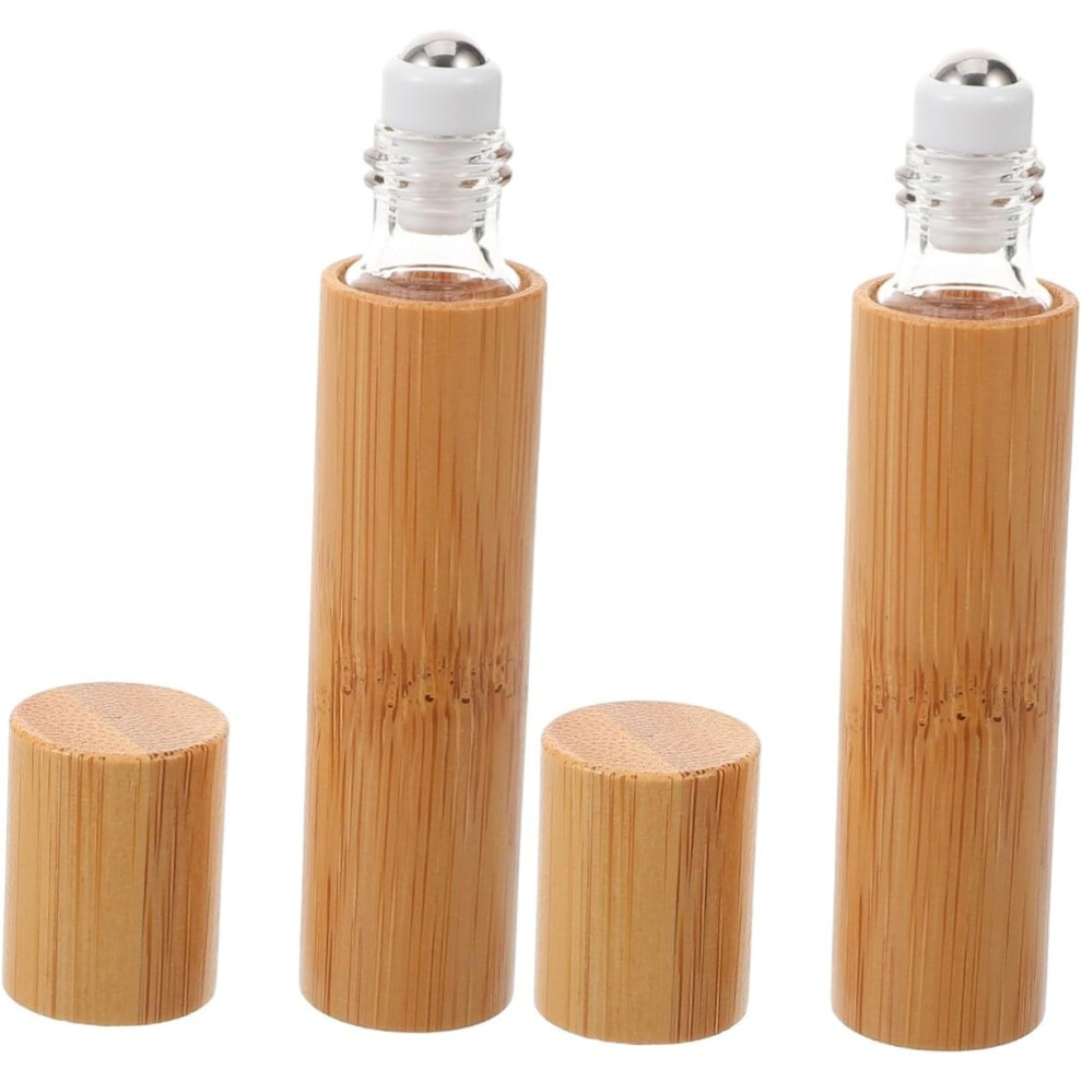 Hkhbjs 2Pcs Roll Essential Oil Bottle Cosmetics Refillable Perfume Container For Roller Perfume Small Oil Bottles Essential Roller