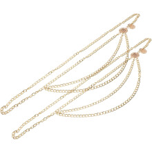 2 stuks verstelbare boho taillekettingen voor dames, etnische stijl, buiksieraden, hangers, lichaamsketting
