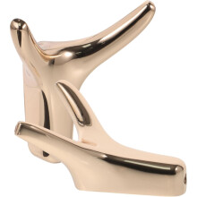 2er-Set Design-Wandgarderobenhaken aus robustem Aluminium