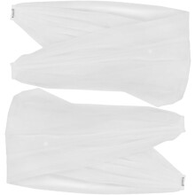 2 Stück dekorative, abnehmbare Puffärmel für Brautkleider, elegante Brautaccessoires aus Mesh