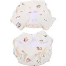 2pcs Washable Diapers Cotton Reusable Newborn Diaper Briefs for Boy Girl Clothing Accessories Pad