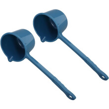 2-teiliges Set Wasserkellen mit langem Griff, leichte Kunststoff-Badewannenkelle