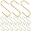 25 Pcs S-Shaped Metal Hooks for Bathroom Kitchen Wardrobe Organizer 2