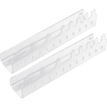 2er-Set Schmuckständer, Kettenhalter, Acryl-Wandorganizer, elegante, nagelfreie Montage