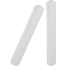 2 Stück Edelstahl-Laufhantelstangen 15 x 2,5 x 0,6 cm, Fitness-Trainingsgerät mit Gewichtsbelastung