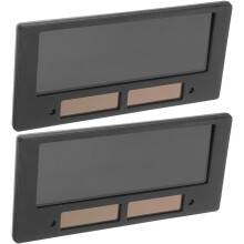2 Stück selbstverdunkelnde Schweißerschutzgläser 108 x 50 mm, Flüssigkristall, solarbetrieben, Ersatzschirm