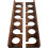 Support mural en bois pour cannes à pêche (lot de 2), style rustique. 1
