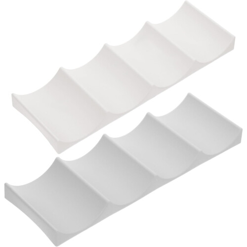 2pcs Plastic Drink Holder Wine Bottle Organizer Sleek Design Multi-Functional Easy to Clean