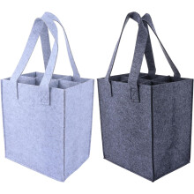 Bolsa de fieltro para botellas de vino (2 unidades)