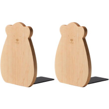 2 sujetalibros con forma de oso adorables, de plástico, para escritorio o oficina.