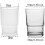 2Pcs Transparent Glass Toothbrush Mugs, Replacement Cups for Wall Mounted Holders 5