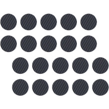 Gitaarplectrumgrepen, eenvoudig te bevestigen, rubber, 20 stuks, zwart, zelfklevende gitaarplectrumaccessoires