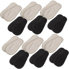 20 Paar Einweg-Hotel-Spa-Slipper, Unisex, verdickt, rutschfest, Leinen, Gästeschuhe f