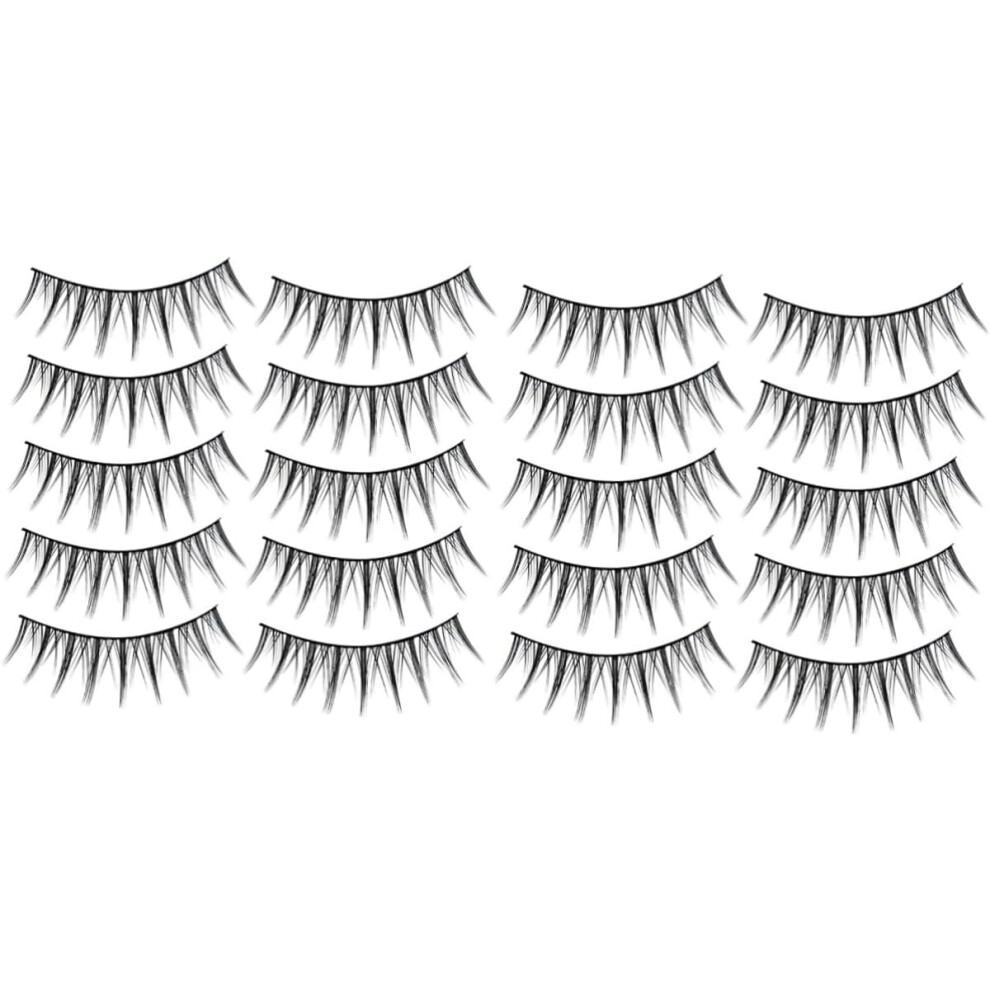 Hkhbjs 20Pairs False Eyelashes For Women Makeup Individual Lashes Natural Look Style For Everyday Wear Special Occasions
