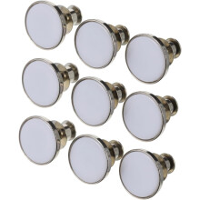 Lot de 20 boutons en alliage sans perçage pour jeans, avec boucle de taille ajustable.