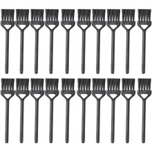 20-teiliges Set schwarzer Mini-Tastaturreinigungsbürsten, antistatische kleine Staubpinsel für Elektronik