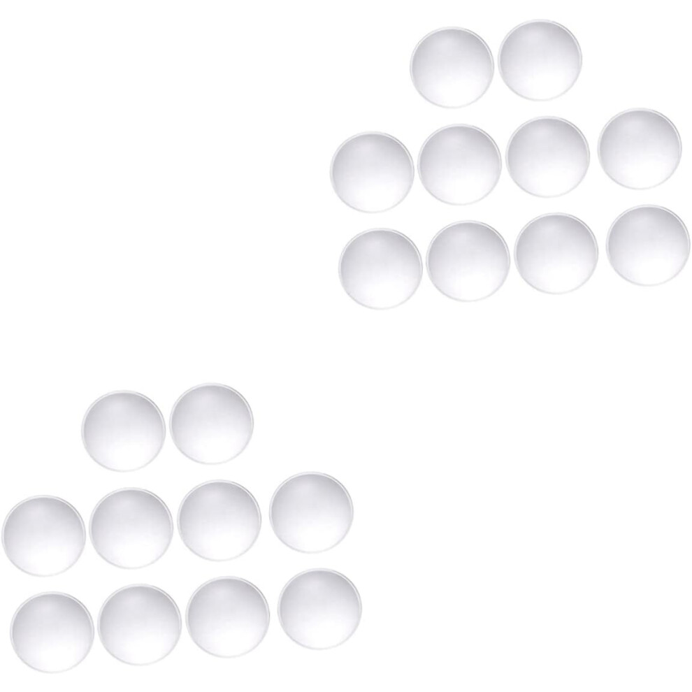 Hkhbjs 20Pcs Magnifying Glass Double Convex Lens Pmma Optical Glass Great For Reading Science Jewelry Inspection