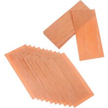 20 Stück Zigarrenhumidor-Zedernholzplatten, Holzspäne-Zedernholzplanken für Zigarrenkisten, Zedernholz-Space-Zedernholzplatten