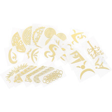 20 Stück gemischte Kupfermetallaufkleber für Scrapbooking, DIY-Dekorationen