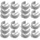 20pcs C-shape Clamp Pin Replacement Lock Bracket Cane Buckle Clamp Accessories 1